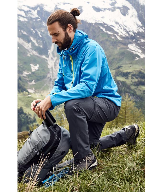 Herren Men's Zip-Off Trekking Pants Bright-blue 8601