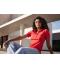 Dames Ladies' Mercerised Polo Zwart 11170
