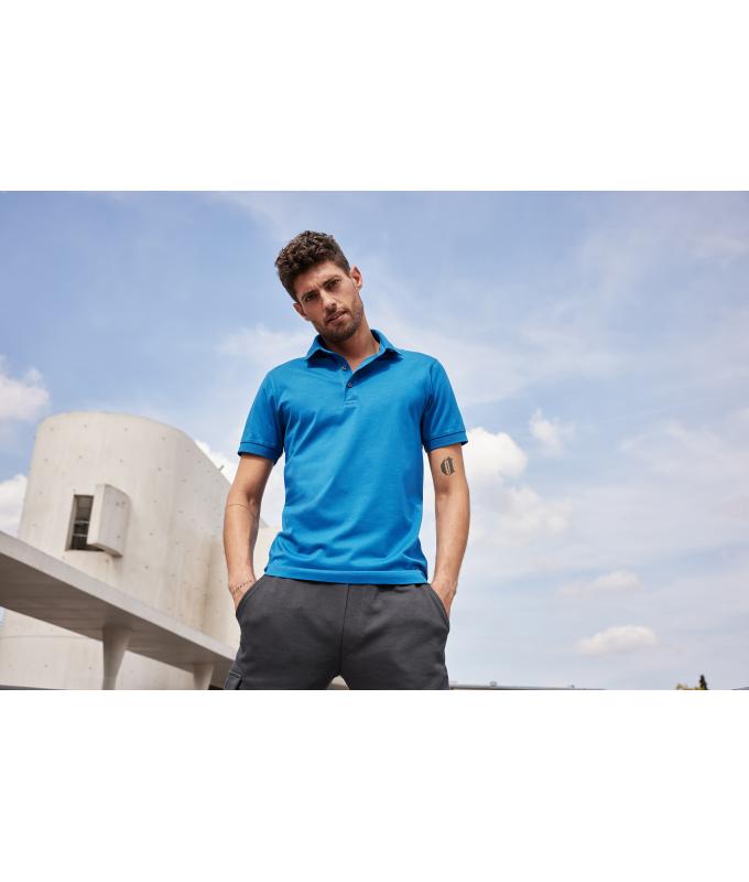 Herren Men's Mercerised Polo Slim Fit Riviera 11172