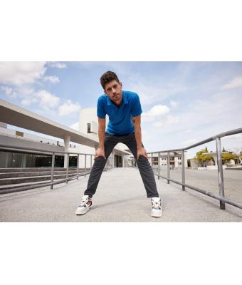 Homme Polo mercerisé coupe slim pour homme Noir 11172