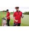 Dames Ladies' Zip-Polo Lichtrood/zwart 11177