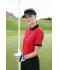 Damen Ladies' Zip-Polo Light-red/black 11177