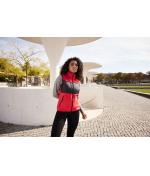 Damen Ladies' Fleece Vest Red/black 11181