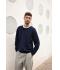 Men Men's Round-Neck Pullover Navy 11186