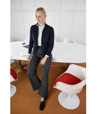 Dames Ladies' Zip-Cardigan Zwart 11466