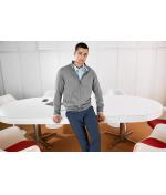 Men Men's Zip-Cardigan Grey-heather 11467