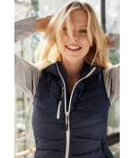 Dames Ladies' Hybrid Vest Rood/zwart 11468