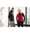 Dames Ladies' Hybrid Jacket Rood/zwart 11470