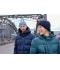 Femme Manteau court d’hiver femme   GRS Vert-fumé 11801
