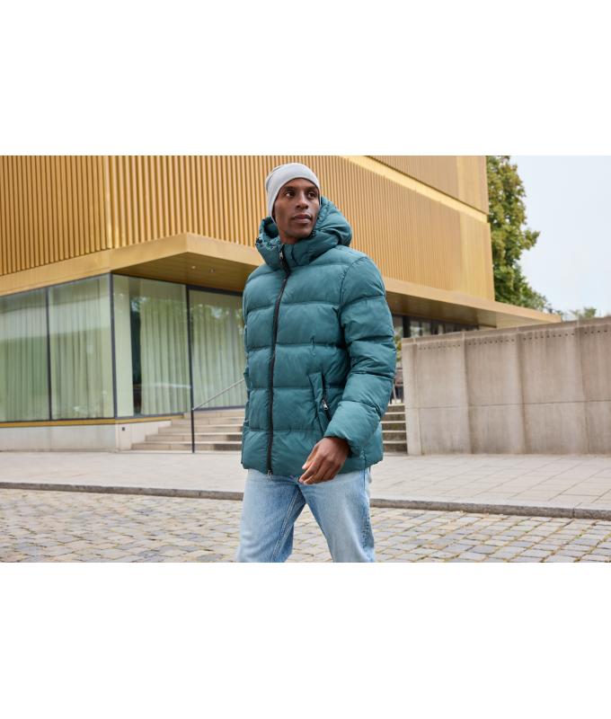 Men Men's Winter Jacket GRS Smoky-green 11804