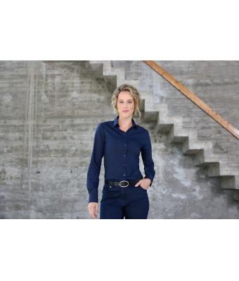 Ladies Ladies' Shirt - SLIM FIT - Light-blue 11818