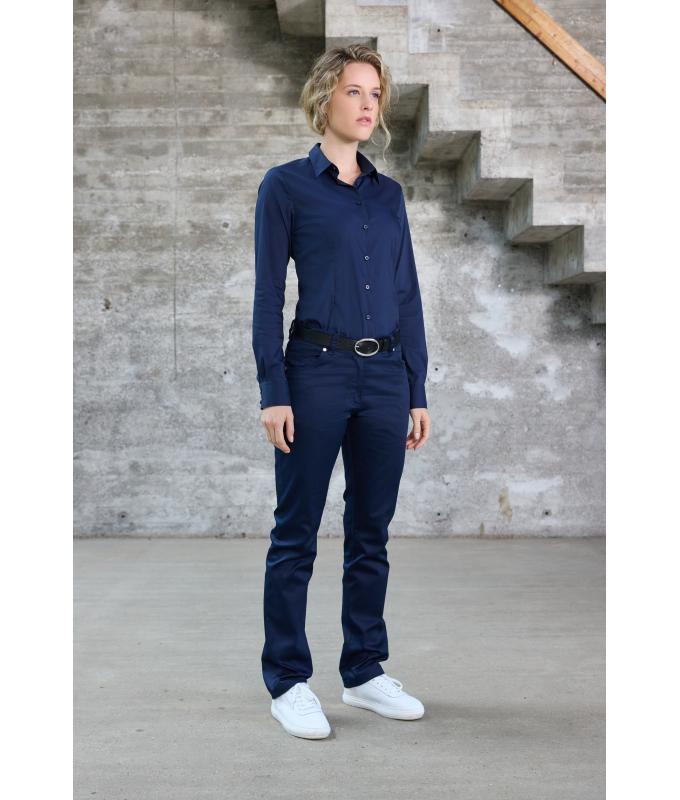 Ladies Ladies' Shirt - SLIM FIT - White 11818