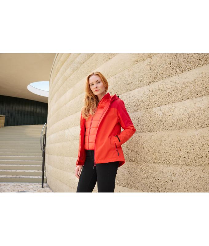 Damen Ladies' 3-in-1-Jacket GRS Spicy-orange/red 11997