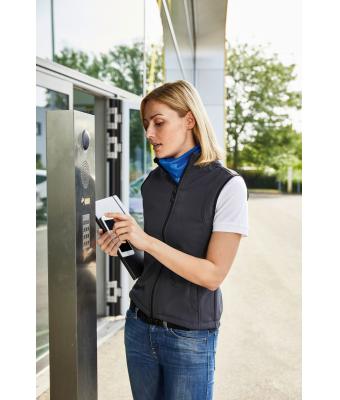 Dames Ladies' Softshell Vest Zwart 7310