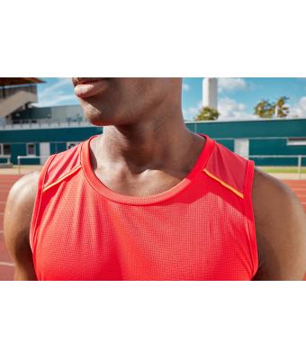 Homme Débardeur de course pour hommes  GRS Orange-épicé 12014