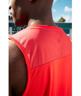 Homme Débardeur de course pour hommes  GRS Orange-épicé 12014