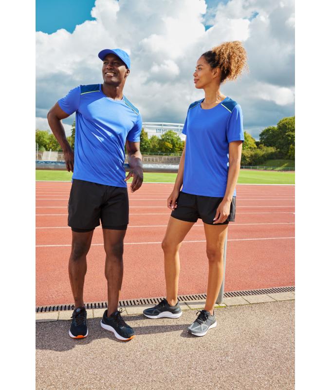 Damen Ladies' Running T-Shirt GRS Peacock-blue 12015