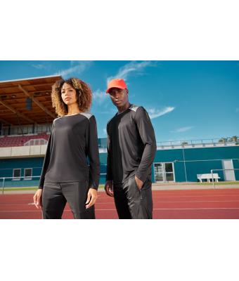 Homme T-shirt de course à manches longues pour homme  GRS Blanc 12018