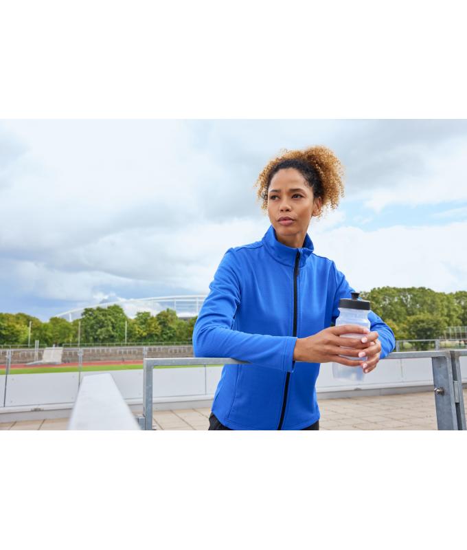 Ladies Ladies' Sports Structured Fleece Jacket GRS Black 12019