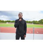 Men Men's Sports Structured Fleece Jacket GRS Black 12020