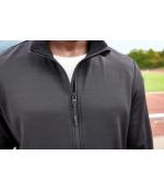 Herren Men's Sports Structured Fleece Jacket GRS Black 12020