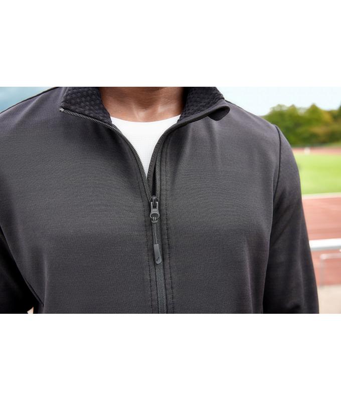 Homme Veste polaire structurée pour homme GRS Bleu-paon 12020