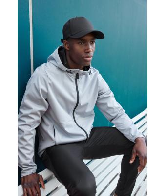 Herren Men's Sports Softshell Jacket GRS Black 12026