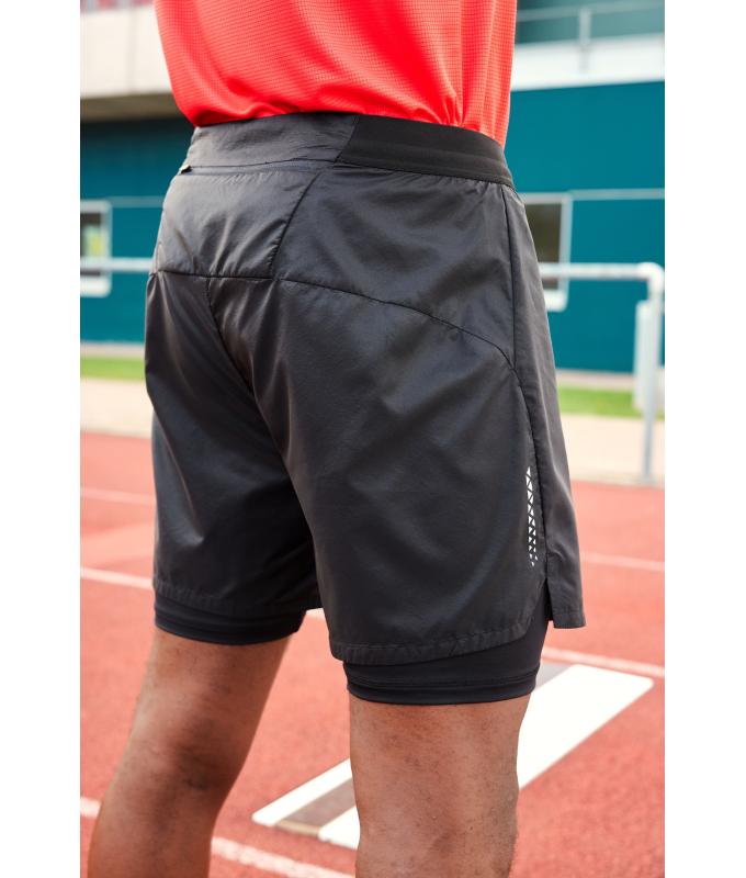 Herren Men's Running Shorts Black 12004