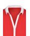 Dames Ladies' Elastic Polo Short-Sleeved Zon-geel/wit 7317