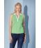 Ladies Ladies' Elastic Polo Sleeveless Sun-yellow/white 7318