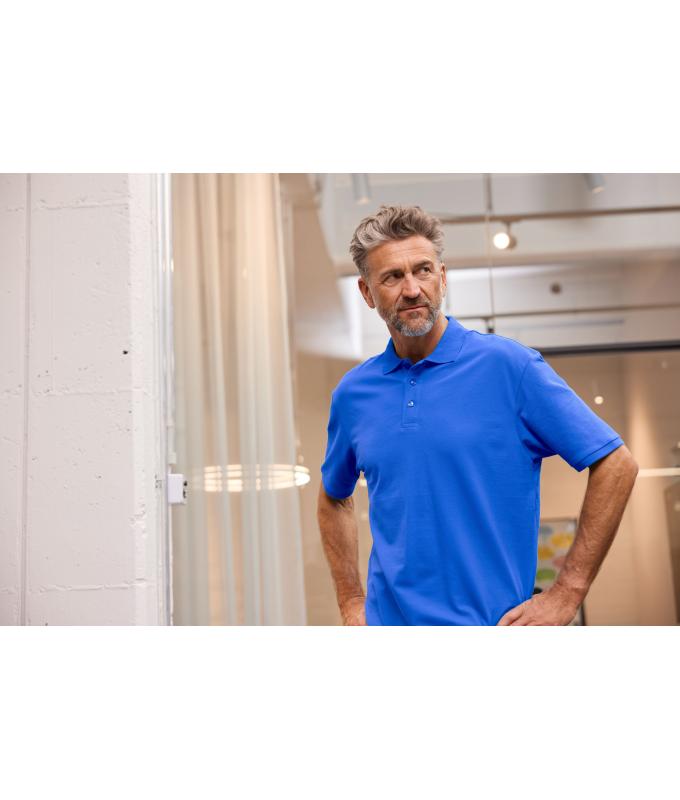 Heren Men's Stretch-Polo Work - SOLID - OCS Blended Royal 8703