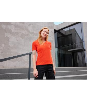Dames Ladies' BIO Workwear T-Shirt   OCS Blended Kruidig-oranje 8731