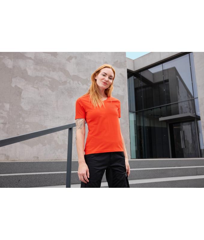 Dames Ladies' Workwear T-Shirt OCS Blended Kruidig-oranje 8731