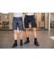 Unisex Workwear Stretch-Bermuda Slim Line   GRS & OCS Blended Zwart/carbon 10524