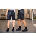 Unisex Workwear Stretch-Bermuda Slim Line GRS & OCS Blended Navy/carbon 10524
