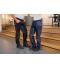 Unisexe Pantalons de travail extensibles slim fit   GRS & OCS Blended Marine/carbone 10431