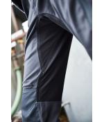 Unisexe Pantalons de travail extensibles slim fit GRS & OCS Blended Carbone/noir 10431