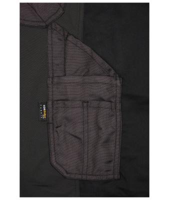 Unisex Workwear Stretch-Pants Slim Line   GRS & OCS Blended Carbon/black 10431