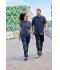 Unisex Workwear Stretch-Pants Slim Line   GRS & OCS Blended Carbon/black 10431