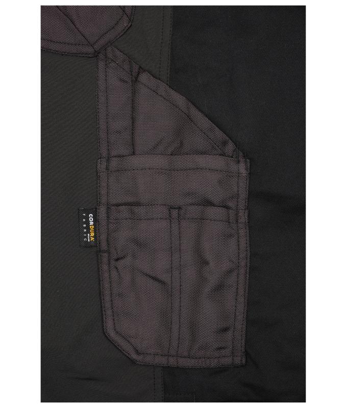 Unisex Workwear Stretch-Pants Slim Line GRS & OCS Blended Carbon/black 10431