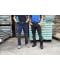 Unisex Workwear Pants 4-Way Stretch Slim Line Navy 10432