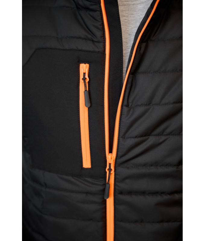 Men Men's Hybrid Vest GRS Black/neon-orange 10442