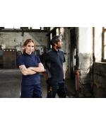 Femme Polo de travail femme - STRONG - Marine/marine 10444