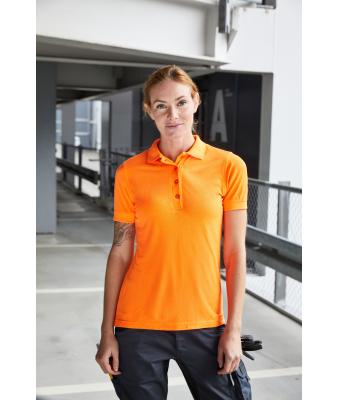Femme Polo de travail néon femme Orange-fluo 10448