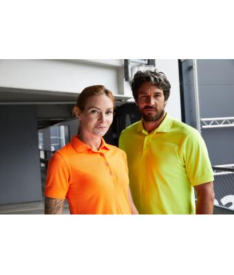 Femme Polo de travail néon femme Orange-fluo 10448
