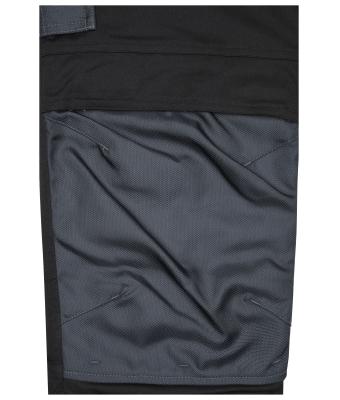 Unisex Workwear Pants Slim Line - STRONG -   GRS Donkergroen/zwart 10430