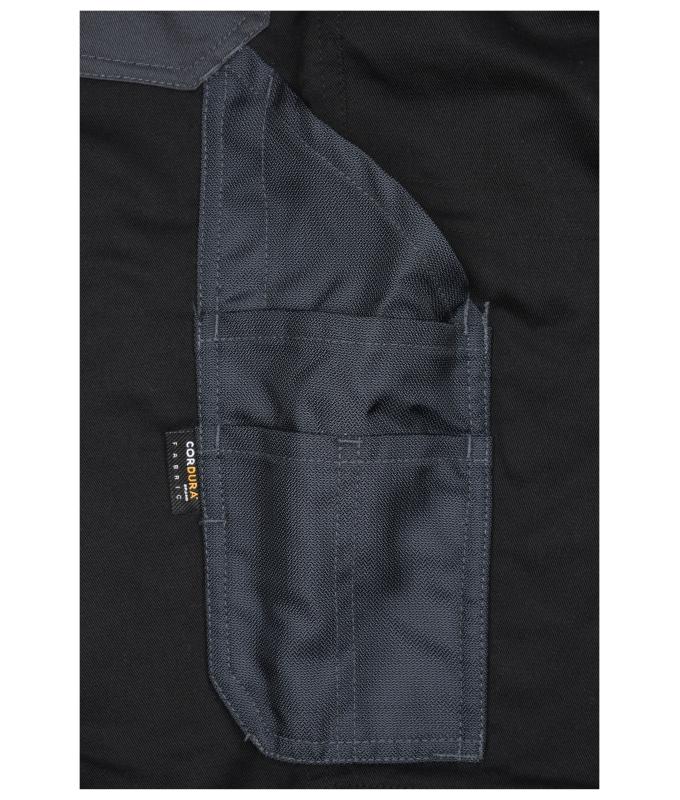 Unisex Workwear Pants Slim Line - STRONG - GRS & OCS Blended Red/black 10430