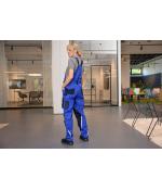 Unisexe Pantalon de travail avec bavette - STRONG - GRS & OCS Blended Vert-foncé/noir 10437