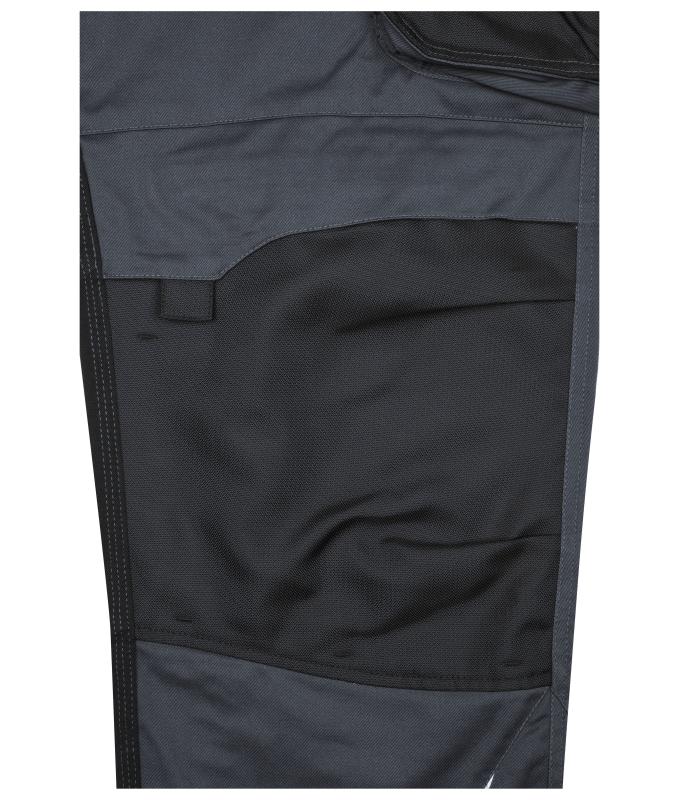 Unisexe Pantalon de travail avec bavette - STRONG - GRS & OCS Blended Vert-foncé/noir 10437