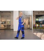 Unisexe Pantalon de travail avec bavette - STRONG - GRS & OCS Blended Vert-foncé/noir 10437